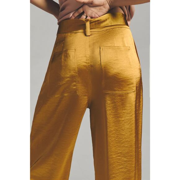 Avec Les Filles Relaxed Satin Trousers - New Size 6 - Picture 2 of 6